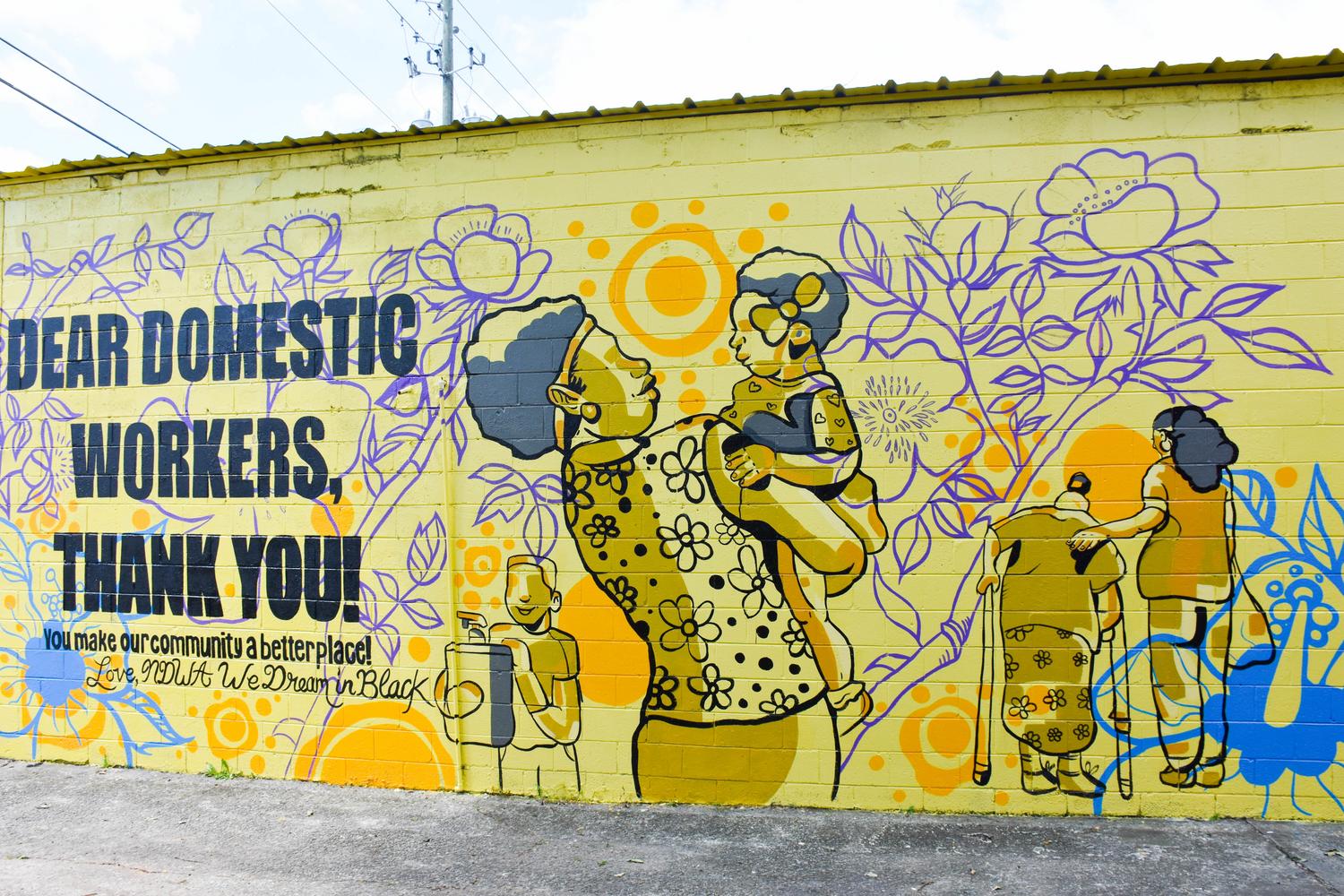 Dear Domestic Workers Mural, Georgia WeDiB Chapter