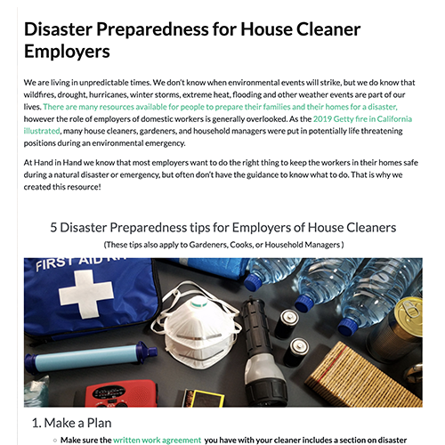 Disaster Preparedness Guide